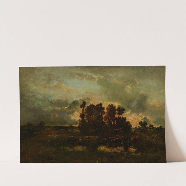 Wet Pasture by Narcisse-Virgile Diaz de La Peña