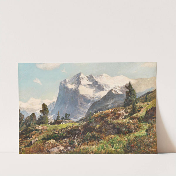 Wetterhorn bei Grindelwald by Georg Macco