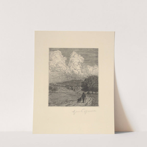 Wetterwolken (Stormclouds) (1901) by Hans Thoma