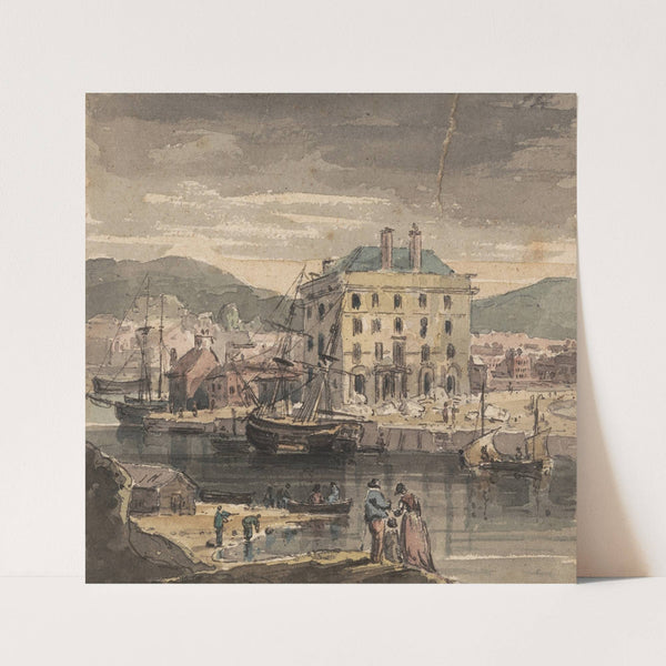 Weymouth: with figures, shipping and view of the Custon House by John Henderson