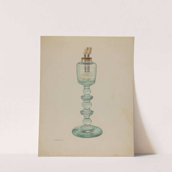 Whale Oil Lamp by Isidore Steinberg