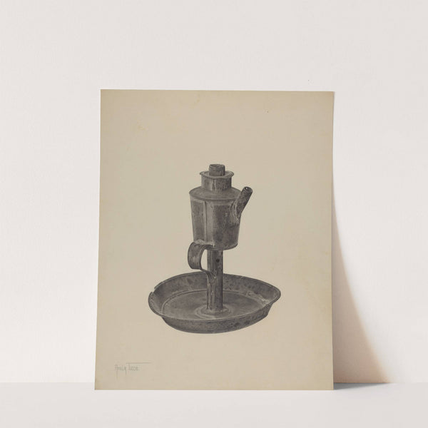 Whale Oil Lamp by Amelia Tuccio