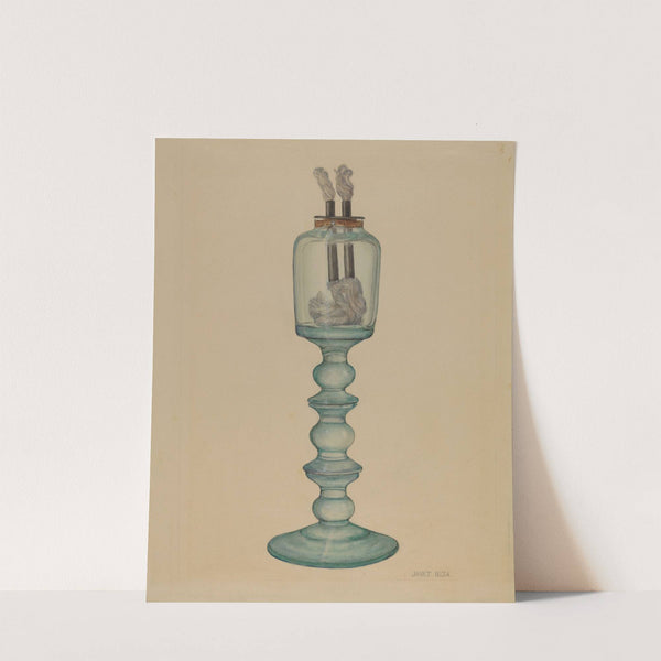 Whale Oil Lamp by Janet Riza