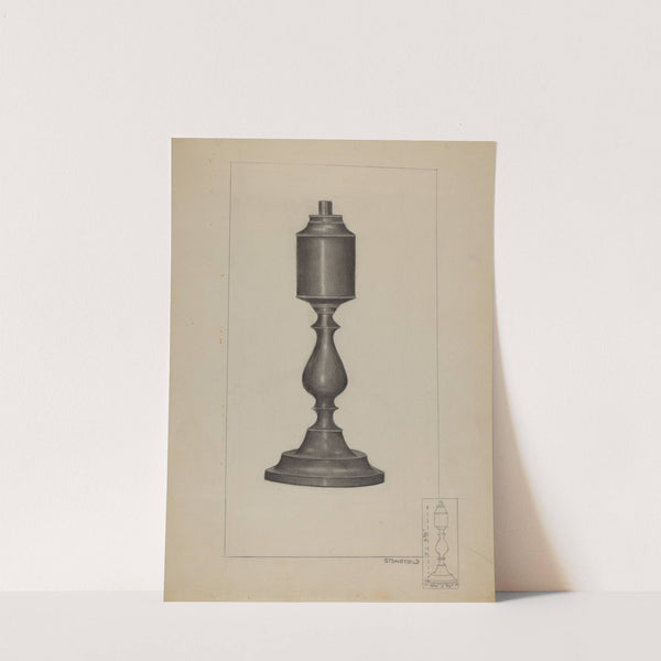 Whale Oil Lamp by Joseph Stonefield