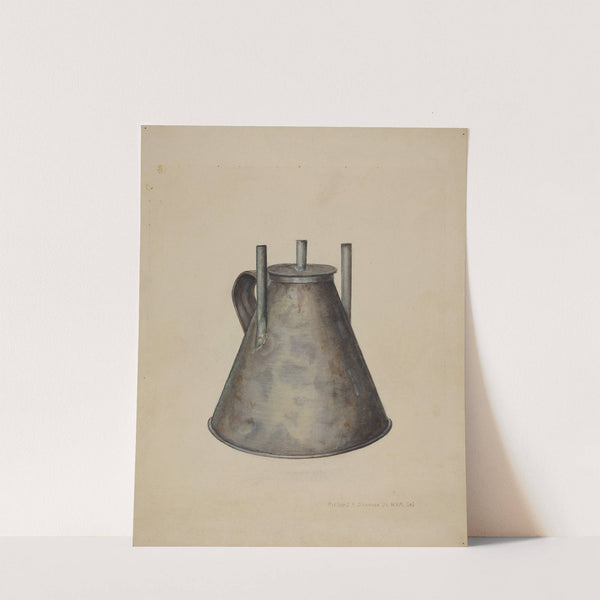 Whale Oil Lamp (c. 1942) by Richard Donovan
