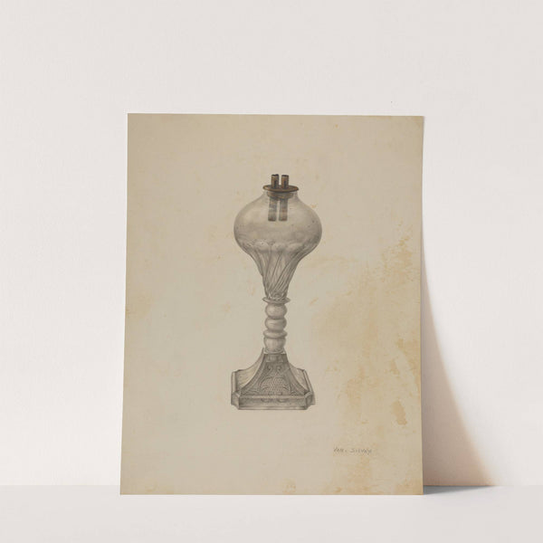 Whale Oil Lamp (c. 1941) by Van Silvay