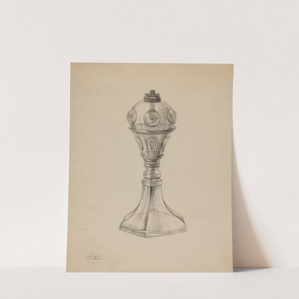 Whale Oil Lamp by Charles Caseau