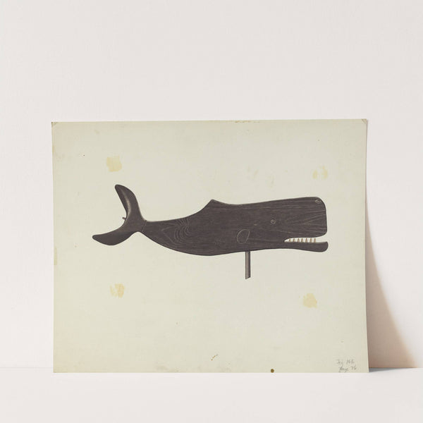 Whale Weather Vane by Albert Ryder