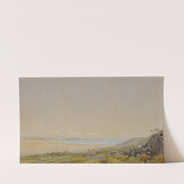 Whale’s Head Rock, Narragansett, Rhode Island (1872) by William Trost Richards