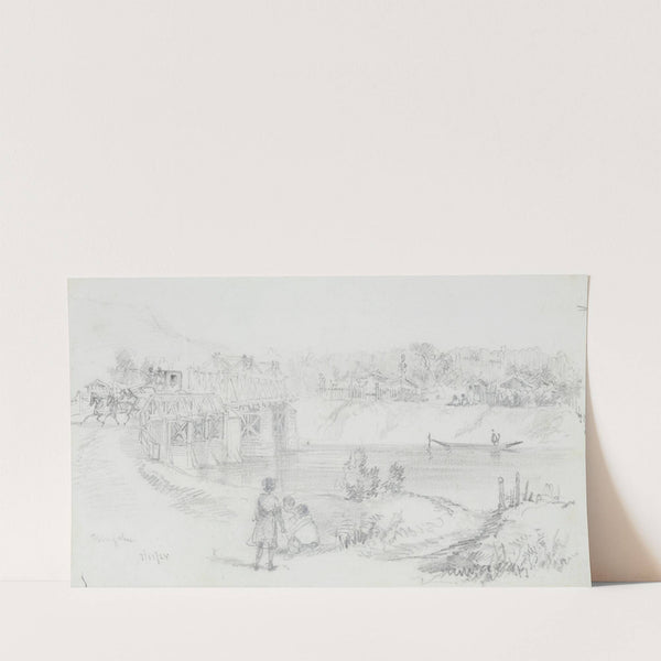 Whangaehu (1868) by Nicholas Chevalier