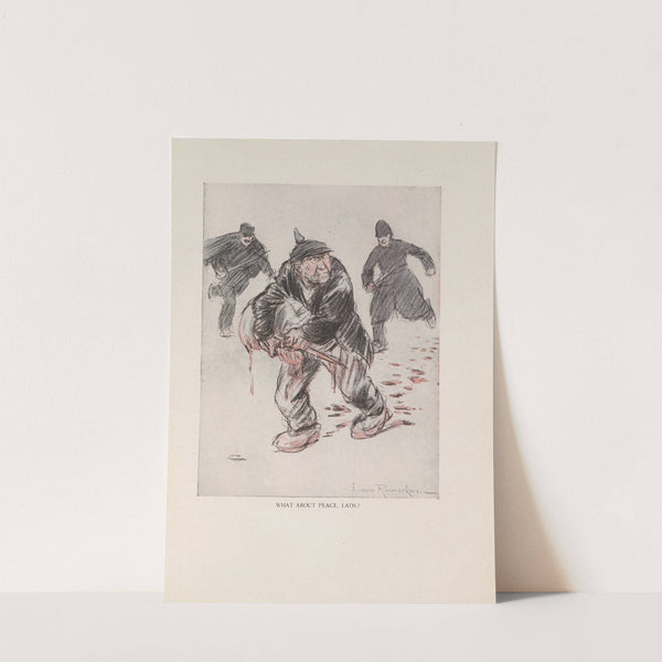 What About Peace, Lads (1916-1917) by Louis Raemaekers