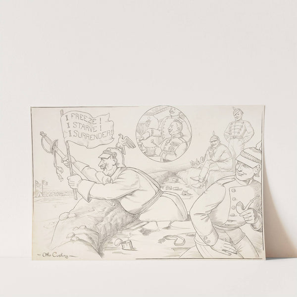 What might have happened if H.I.M. occupied a frozen trench for a day or two (1915) by Otho Cushing