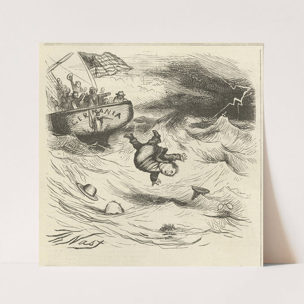 What the German Democrats have done about it. (1871) by Thomas Nast