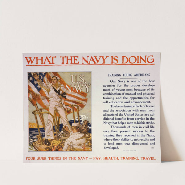 What the Navy is doing (1918) by Joseph Christian Leyendecker