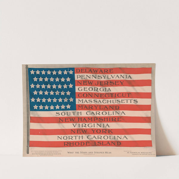 What the stars and stripes mean (1896) by G.H. Buek & Co.