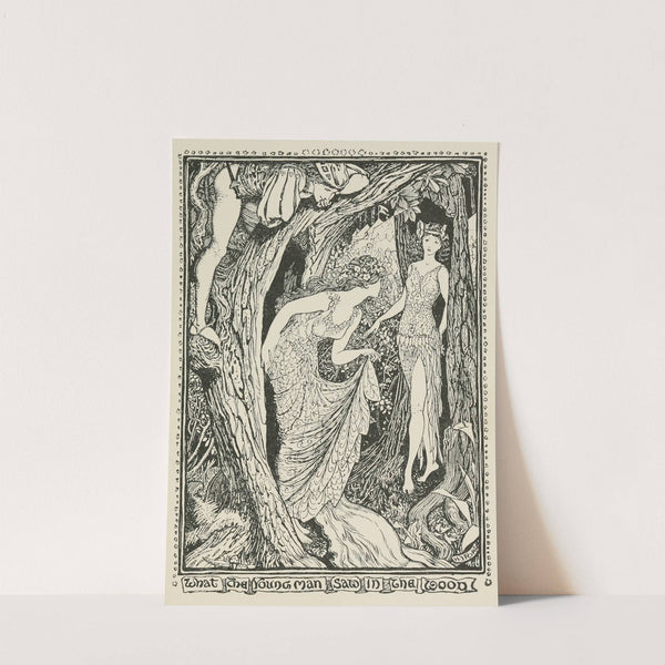 What the Young Man saw in the Wood by Henry Justice Ford