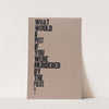 What Would I Post If You Were Murdered By The Police (2020) by Amos Kennedy
