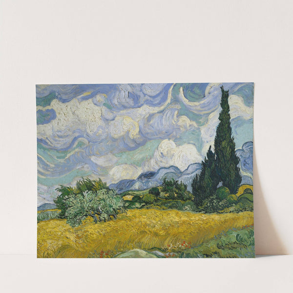 Wheat Field with Cypresses (1889) by Vincent van Gogh