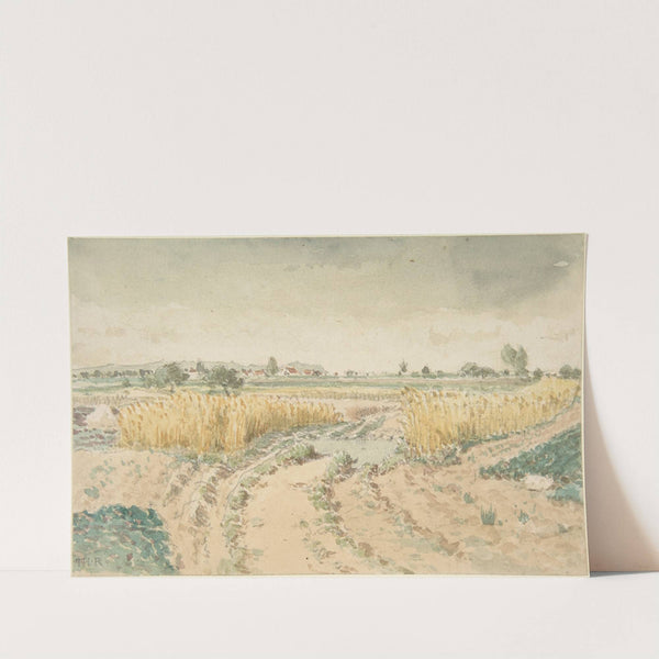 Wheatfields by Théodore Rousseau
