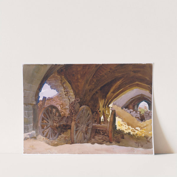 Wheels in Vault by John Singer Sargent