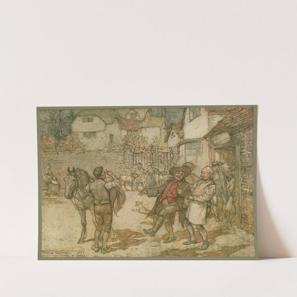 When a score of ewes had brought in a remarkable profit. (1911) by Arthur Rackham