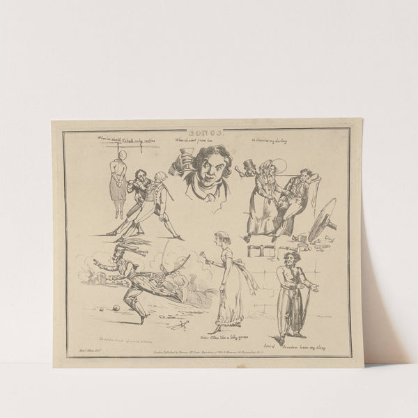 When in death I shall calm recline… (1822) by Henry Thomas Alken