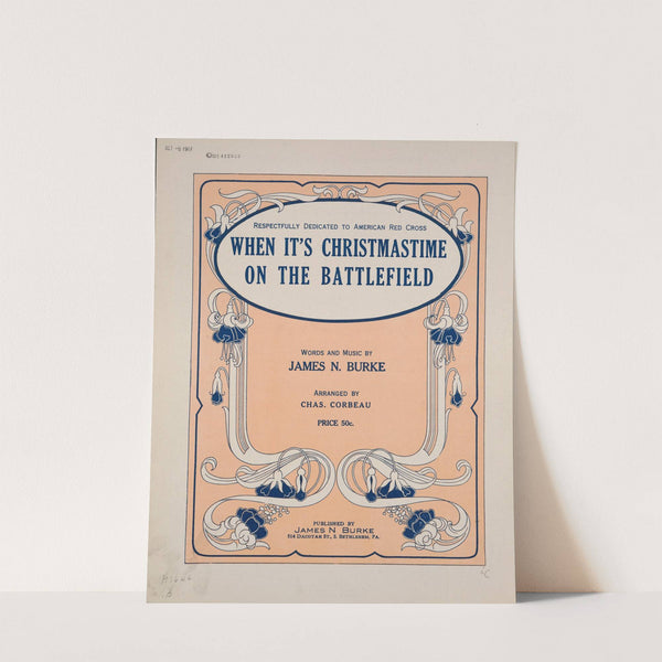 When it's christmastime on the battlefield respectfully dedicated to American Red Cross by Anonymous