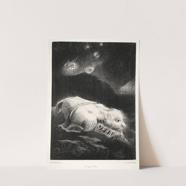 When Life Was Awakening in the Depths of Obscure Matter (1883) by Odilon Redon