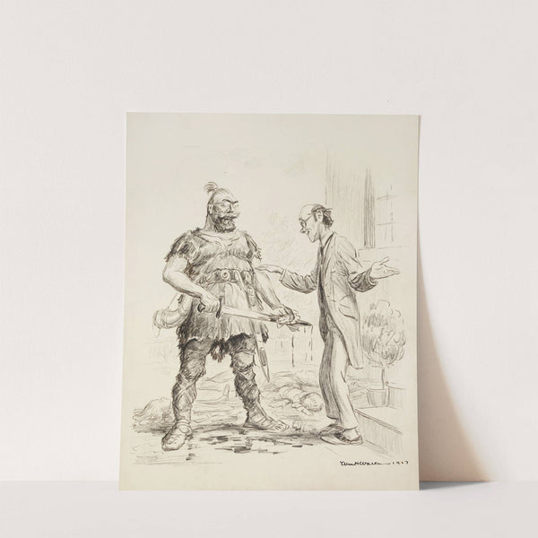 When the Hun comes to the U.S. Pacifist (1917) by William Henry Walker