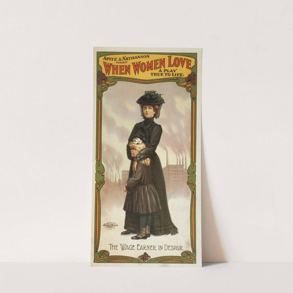 When women love a play true to life (1905) by U.S. Lithograph Co.