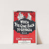 When you come back to Georgia by Anonymous