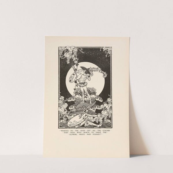 Whence do the elves get all the colour they need... by Dugald Stewart Walker