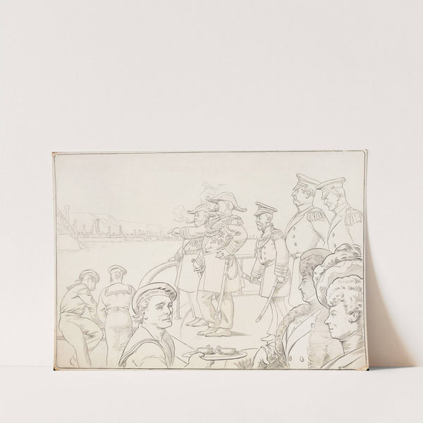 Whenever he visited England, he would tell his Uncle what a poor thing the British fleet was (1915) by Otho Cushing