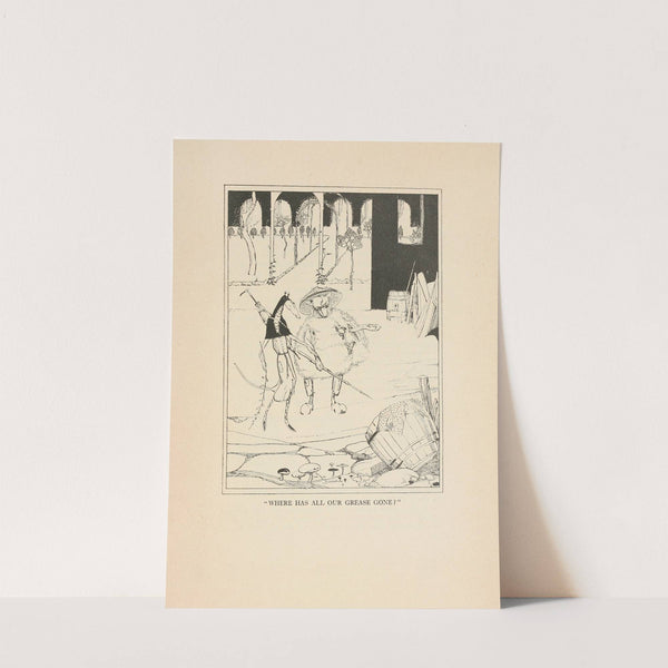 'Where has all our grease gone' by Jean de Bosschère