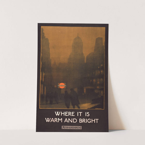 Where it is warm and bright Underground by Verney Danvers