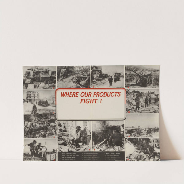 Where Our Products Fight! by Anonymous