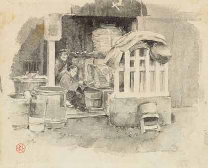 Where Sake Is Sold (1890)