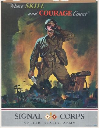 Where skill and courage count. Signal Corps, United States Army