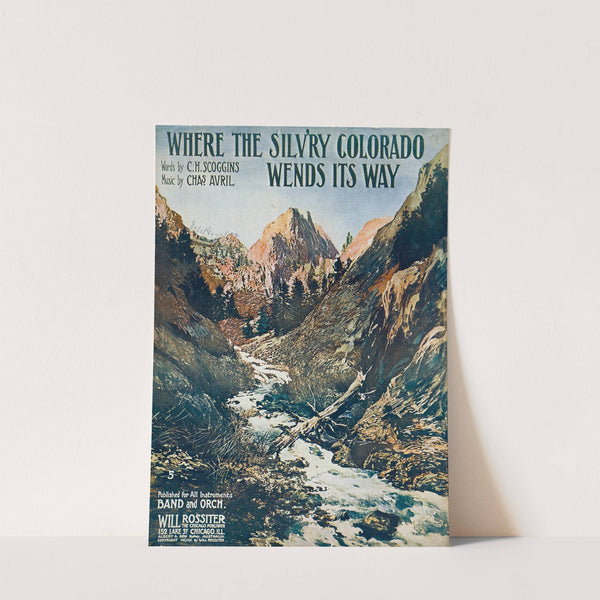 Where the silv'ry Colorado wends its way by Anonymous