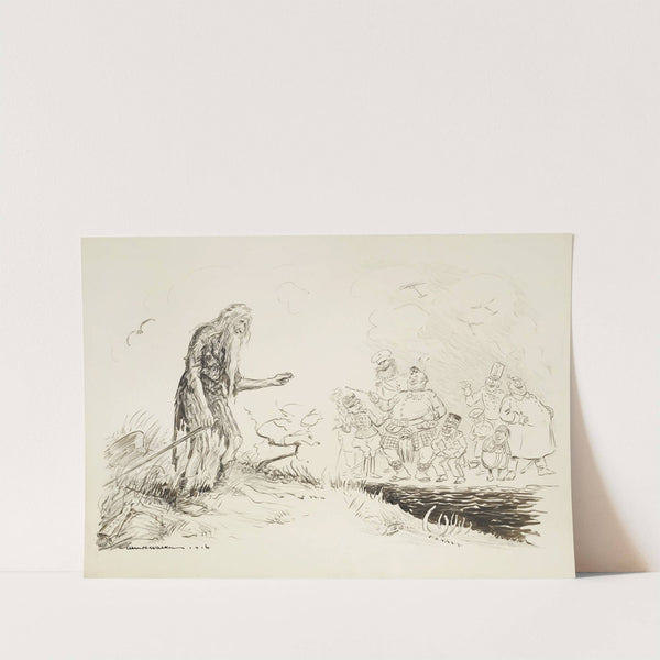 Where’s my dog, Schnider (1916) by William Henry Walker