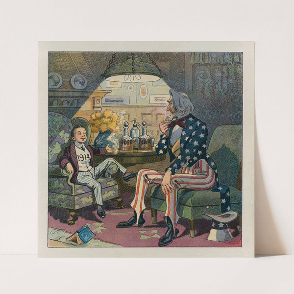 Komische Käuze Pl.15 (1909) by Elisabeth Schellbach