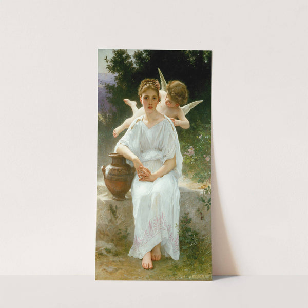 Whisperings of Love (1889) by William Bouguereau