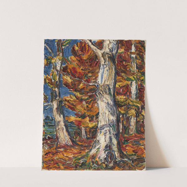 White Beeches in Fall (1910) by Christian Rohlfs