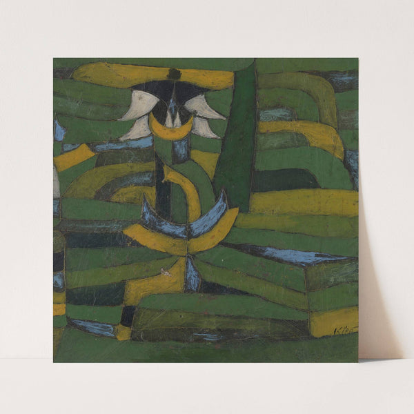 White Blossom in the Garden by Paul Klee