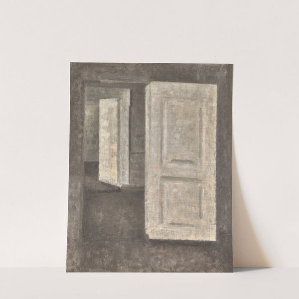 White doors, strandgade 25 by Vilhelm Hammershøi