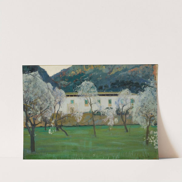 White Farmhouse (Bunyola, Majorca) by Santiago Rusiñol