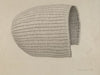 White Linen Corded Bonnet