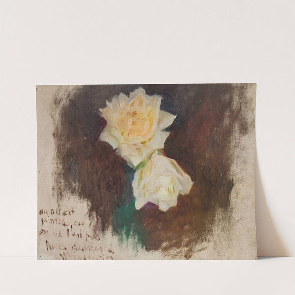 White roses (circa 1903) by Jan Ciągliński