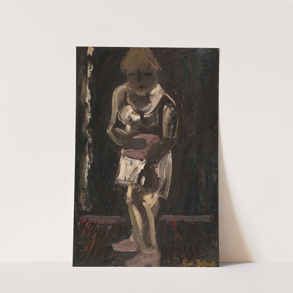 White Shirt on Black Ground by Gustave De Smet