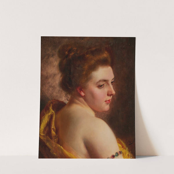 White Shoulders by Gustave Jean Jacquet